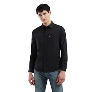 Levi's Men's Solid Slim Fit Shirt